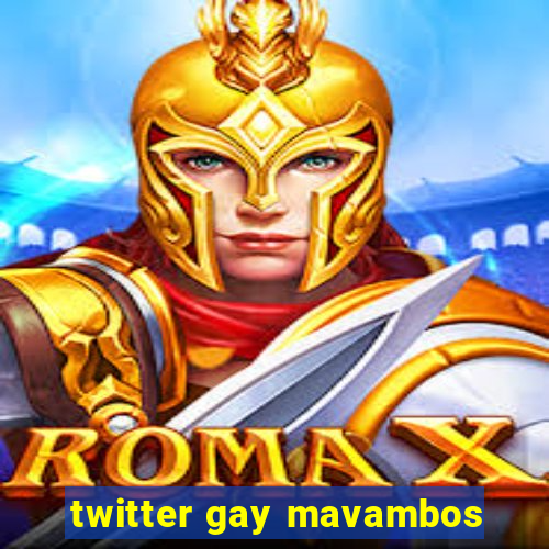 twitter gay mavambos